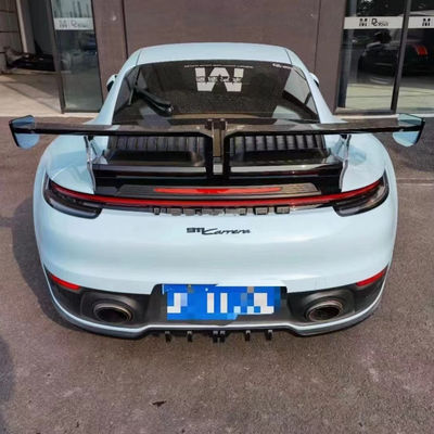 اسپویلر فیبر کربن با کیفیت بالا اسپویلر فیبر کربن برای Porsche 911 992 992 برای TechArt Style اسپویلر