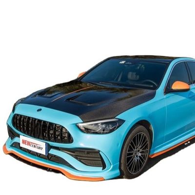 قطعات خودرو برای مرسدس W206 C180C260 C300 پوشش کلاه موتور فیبر کربن W206 فیبر کربن