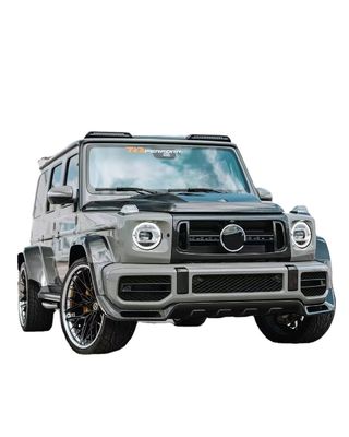 G500 G63 مرسدس اسپرینتر کیت بدنه VOS سبک Diy پیشانی لب اسپویلر چرخ قوس