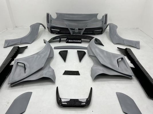 فراری F12 کیت بدنه فیبر کربن F12 نویتک مدل N-largo جلو و عقب پرنده چرخ قوس F12 اسپویلر پخش کننده لب جلو