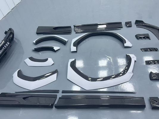 لامبورگینی اوروس بدن فیبر کربن کیت URUS 1016 سبک فیبر کربن دیفوسر لب جلو اسپویلر هود چرخ قوس