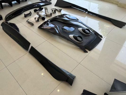 مک لارن 540c 570s 570gt کیت بدن فیبر کربن 540c 570s 570gt ارتقا یافته 600LT مدل جلو و عقب باپر اسپویلر هود