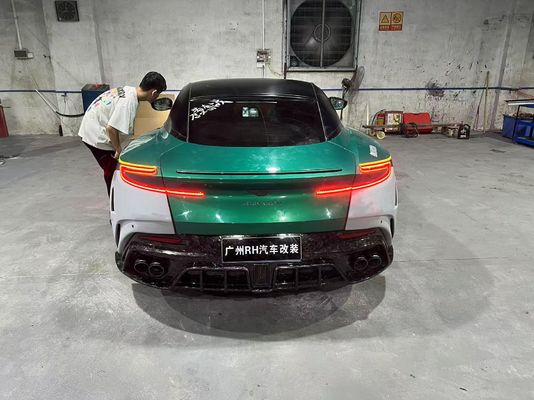 استون مارتین DB11 کیت بدن فیبر کربن DB11 سبک مانسوری جلو و عقب دامن جانبی دامن پاشنده هود اسپویلر
