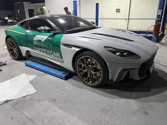 استون مارتین DB11 کیت بدن فیبر کربن DB11 سبک مانسوری جلو و عقب دامن جانبی دامن پاشنده هود اسپویلر