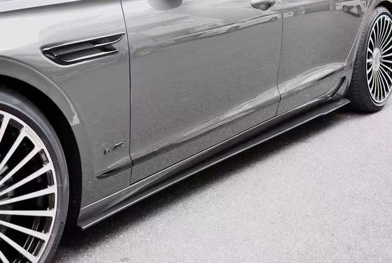 بنتلی Flying Spur بدن فیبر کربن کیت Flying Spur ارتقاءات سبک MANSORY دیفوسر لب جلو کیت بدن هود اسپویلر