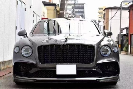 بنتلی Flying Spur بدن فیبر کربن کیت Flying Spur ارتقاءات سبک MANSORY دیفوسر لب جلو کیت بدن هود اسپویلر