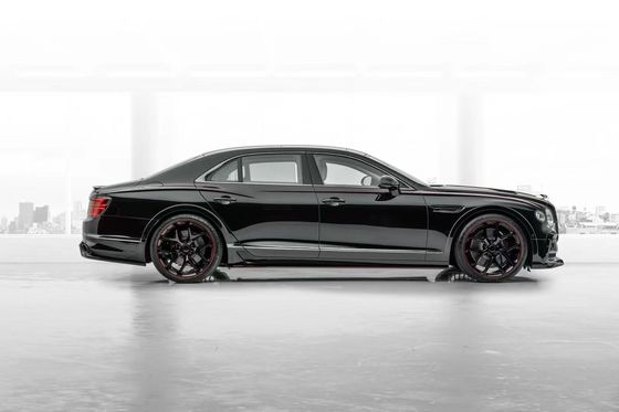 بنتلی Flying Spur بدن فیبر کربن کیت Flying Spur ارتقاءات سبک MANSORY دیفوسر لب جلو کیت بدن هود اسپویلر