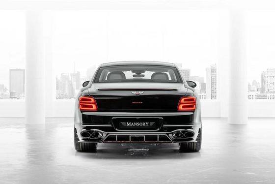 بنتلی Flying Spur بدن فیبر کربن کیت Flying Spur ارتقاءات سبک MANSORY دیفوسر لب جلو کیت بدن هود اسپویلر