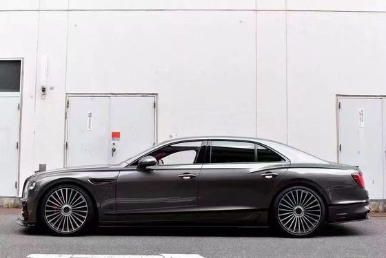 بنتلی Flying Spur بدن فیبر کربن کیت Flying Spur ارتقاءات سبک MANSORY دیفوسر لب جلو کیت بدن هود اسپویلر