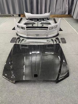 رولز-رویس روح کرسی فیبر کربن کیت روح سبک mansory جلو و عقب بومپر اسپویلر ها هود