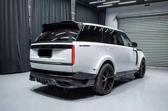 Land Rover Range Rover کیت بدن فیبر کربن Range Rover ارتقا یافته سبک Mansory دیفوسر لب جلو اسپویلر هود چرخ آرچ دامن جانبی