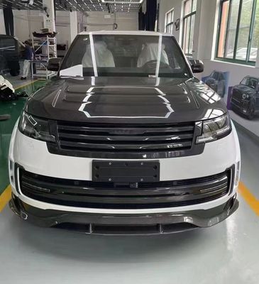 Land Rover Range Rover کیت بدن فیبر کربن Range Rover ارتقا یافته سبک Mansory دیفوسر لب جلو اسپویلر هود چرخ آرچ دامن جانبی