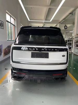 Land Rover Range Rover کیت بدن فیبر کربن Range Rover ارتقا یافته سبک Mansory دیفوسر لب جلو اسپویلر هود چرخ آرچ دامن جانبی