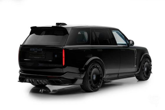 Land Rover Range Rover کیت بدن فیبر کربن Range Rover ارتقا یافته سبک Mansory دیفوسر لب جلو اسپویلر هود چرخ آرچ دامن جانبی