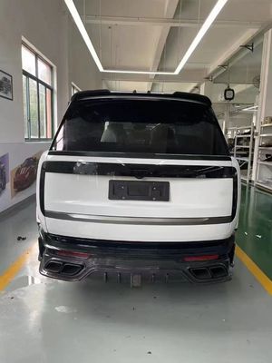 Land Rover Range Rover کیت بدن فیبر کربن Range Rover ارتقا یافته سبک Mansory دیفوسر لب جلو اسپویلر هود چرخ آرچ دامن جانبی