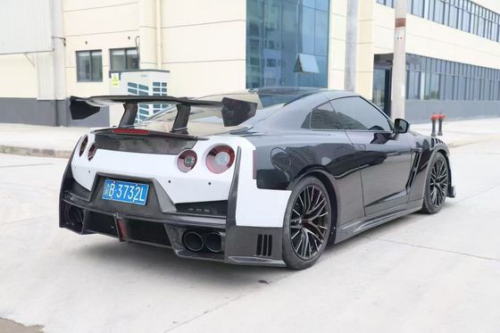 نیسان GTR کیت بدن فیبر کربن GTR r35 ارتقا یافته 2024نیسمو مدل جلو و عقب اسپویلر های بمپر