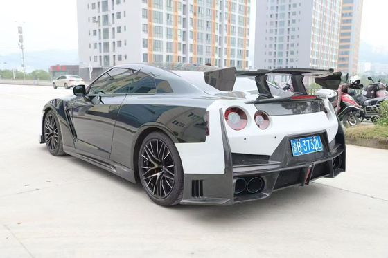 نیسان GTR کیت بدن فیبر کربن GTR r35 ارتقا یافته 2024نیسمو مدل جلو و عقب اسپویلر های بمپر