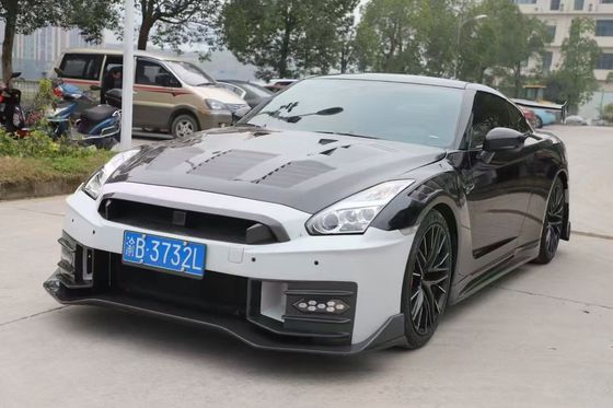 نیسان GTR کیت بدن فیبر کربن GTR r35 ارتقا یافته 2024نیسمو مدل جلو و عقب اسپویلر های بمپر