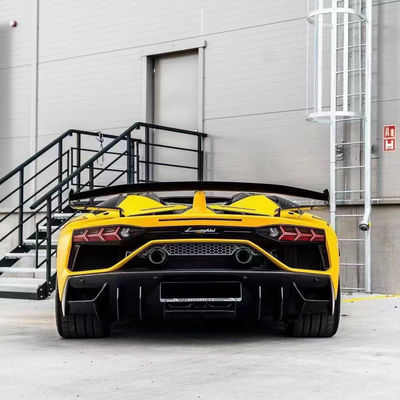 برای لامبورگینی Aventador LP700 LP720 کیت بدن فیبر کربن Aventador ارتقا یافته سبک SVJ جلو و عقب بامپر اسپویلر کیت بدن