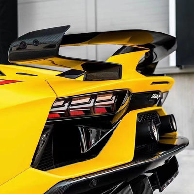 برای لامبورگینی Aventador LP700 LP720 کیت بدن فیبر کربن Aventador ارتقا یافته سبک SVJ جلو و عقب بامپر اسپویلر کیت بدن