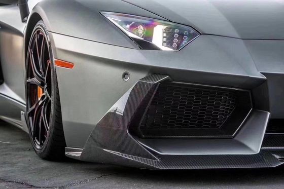 برای لامبورگینی LP700 کیت بدن فیبر کربن LP700 ارتقاء VORs سبک فیبر کربن جلو لب پخش کننده اسپویلر