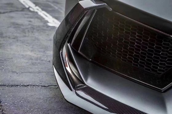 برای لامبورگینی LP700 کیت بدن فیبر کربن LP700 ارتقاء VORs سبک فیبر کربن جلو لب پخش کننده اسپویلر