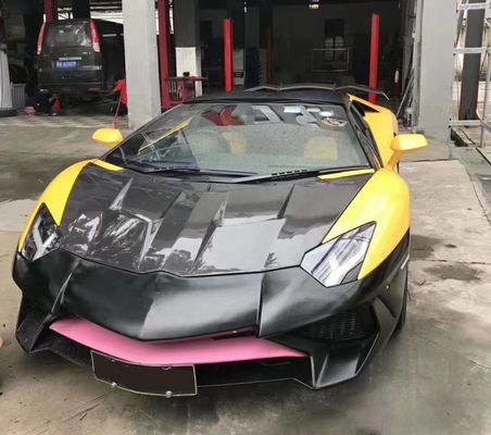 پوشش فیبر کربن با کیفیت بالا Aventador پوشش ماشین فیبر کربن LP700 LP720 پوشش درب موتور