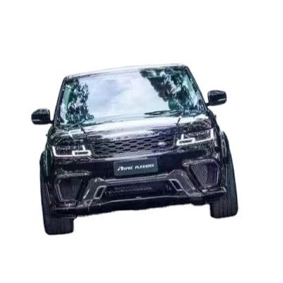 رند ASPEC سبک CF&amp; FRP کیت بدن گسترده جلو بامپر عقب بامپر طرف دامن فندر برای Land Rover Range ROVE SPORT 2014-2017