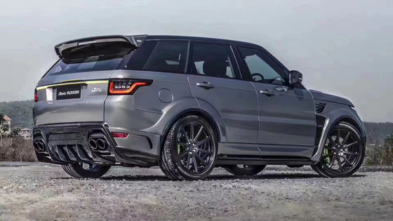 رند ASPEC سبک CF&amp; FRP کیت بدن گسترده جلو بامپر عقب بامپر طرف دامن فندر برای Land Rover Range ROVE SPORT 2014-2017