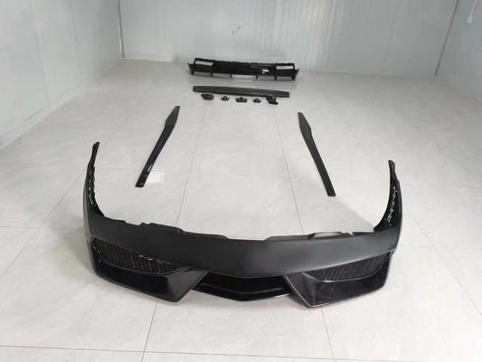 برای لامبورگینی گالاردو LP550 LP560 کیت بدن فیبر کربن LP550 LP560 ارتقاء یافته DMC سبک جلو و عقب بامپر اسپویلر کیت بدن