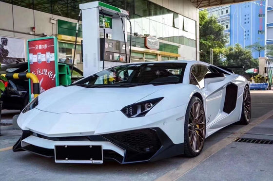 برای لامبورگینی Aventador LP700 کیت بدن فیبر کربن Aventador ارتقا یافته 740SV جلو و عقب باپر اسپویلر