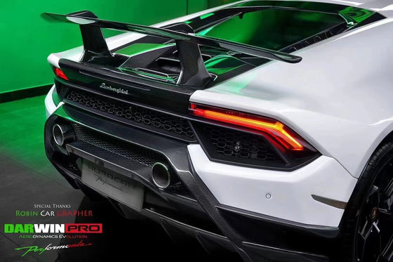 برای لامبورگینی LP580 LP610 کیت بدن فیبر کربن LP580 LP610 ارتقا یافته سبک LP640 جلو و عقب بومپر اسپویلر هود