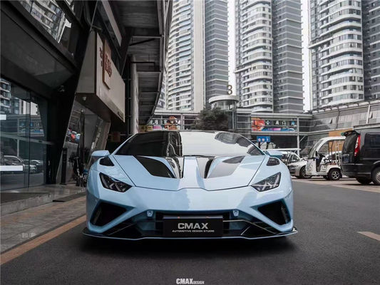 محصول جدید کیت بدنه فیبر کربن برای لامبورگینی هوراکان EVO هوراکان EVO فیبر کربن جلو شلوار پخش کننده اسپویلر