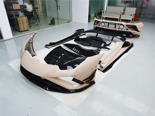 محصول جدید برای لامبورگینی هوراکان LP580 LP610 کیت بدنه هوراکان LP580 LP610 ارتقاء EVO جلو و عقب بمپر