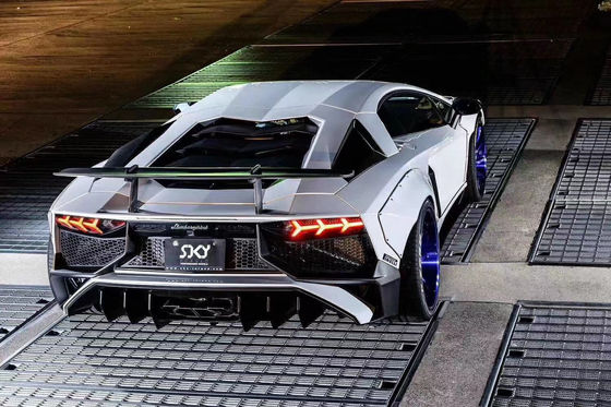 برای لامبورگینی Aventador LP700 کیت بدن فیبر کربن LP700 ارتقاء یافته سبک LB دامن جانبی اسپویلر چرخ قوس