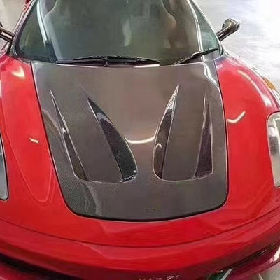 فیبر کربن با کیفیت بالا برای فراری F430 فیبر کربن هود موتور هک هود F430 پوشش موتور