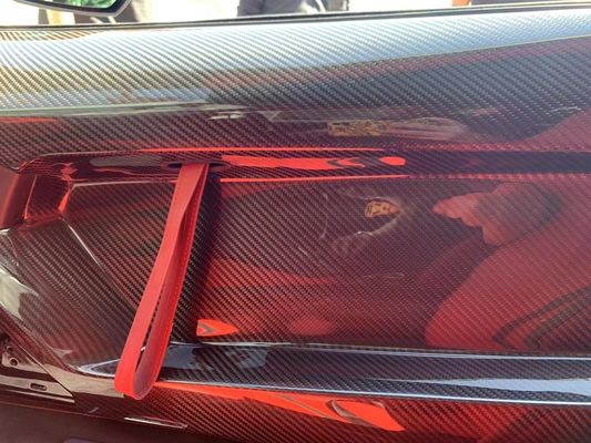 برای لامبورگینی Aventador LP700 پنل درب فیبر کربن Aventador SVJ Style پنل درب فیبر کربن