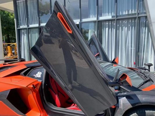 برای لامبورگینی Aventador LP700 پنل درب فیبر کربن Aventador SVJ Style پنل درب فیبر کربن