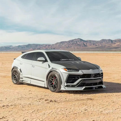 LB سبک کیت بدنه گسترده برای لامبورگینی URUS کیت بدنه فیبر کربن Urus کیت فیبر کربن جلو لب پخش کننده اسپویلر بدنه گسترده