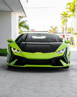 برای لامبورگینی LP580 LP610 EVO کیت بدنه فیبر کربن LP580 LP610 EVO Upgraded TecNIA-style Front Bumper Body Kit