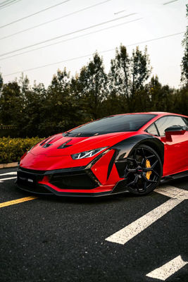 580 Lamborghini کیت بدن فیبر کربن DW سبک Lp610 کیت بدن اسپویلر کیت گسترده