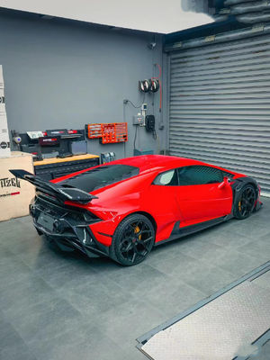 580 Lamborghini کیت بدن فیبر کربن DW سبک Lp610 کیت بدن اسپویلر کیت گسترده
