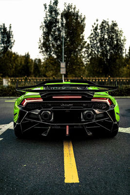 580 Lamborghini کیت بدن فیبر کربن DW سبک Lp610 کیت بدن اسپویلر کیت گسترده