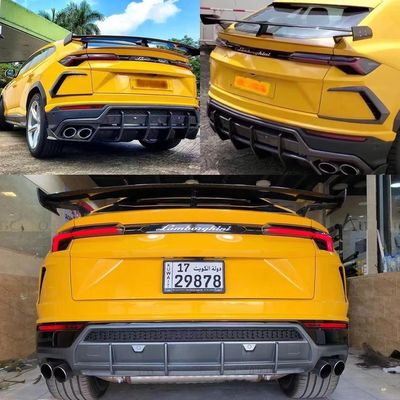 2018 - 2019 Lamborghini Body Kit سبک SVJ فیبر کربن اسپویلر بال PP