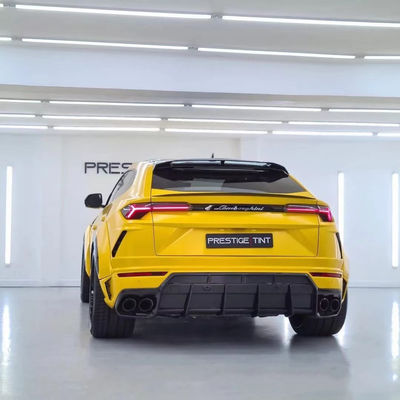 1016 سبک Lamborghini کیت بدن Urus فیبر کربن جلو لب پخش کننده اسپویلر هود سفید