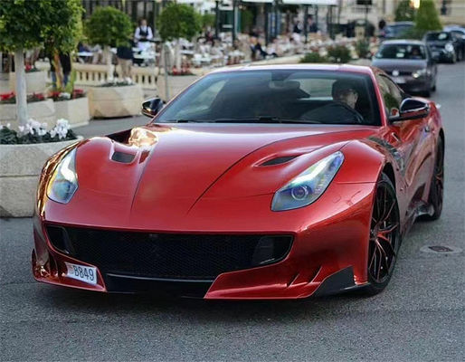 برای فراری F12 کیت بدنه هود فیبر کربن F12 ارتقا یافته TDF سبک هود فیبر کربن