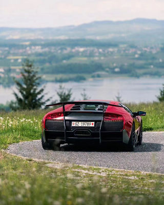 فیبر کربن لامبورگینی مورسیلاگو Lp640 کیت بدن LP670-Style Spoilers