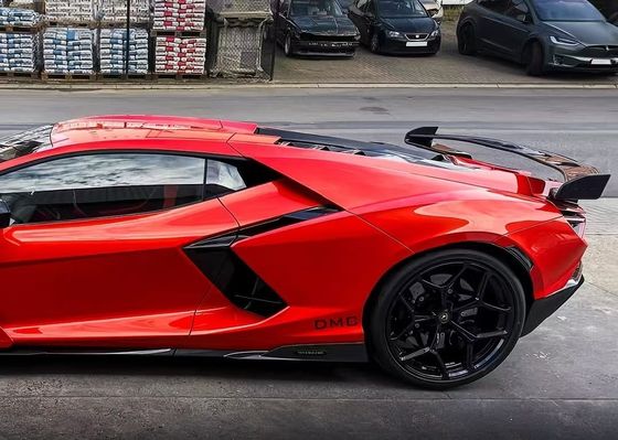 Revuelto Lamborghini بدن کیت DMC سبک قرمز فیبر کربن اسپویلر بال
