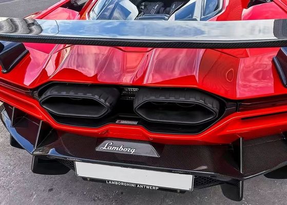 Revuelto Lamborghini بدن کیت DMC سبک قرمز فیبر کربن اسپویلر بال