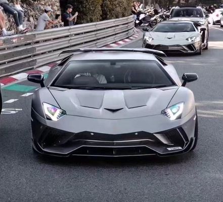 LP700 LP720 Lamborghini کیت بدن هواخورد فیبر کربن کیت پوشش موتور هود